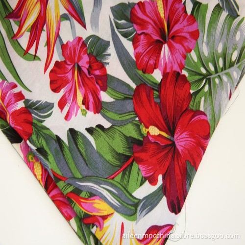 100% rayon spun viscose with popular print